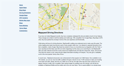 Desktop Screenshot of ezdrivingdirections.com